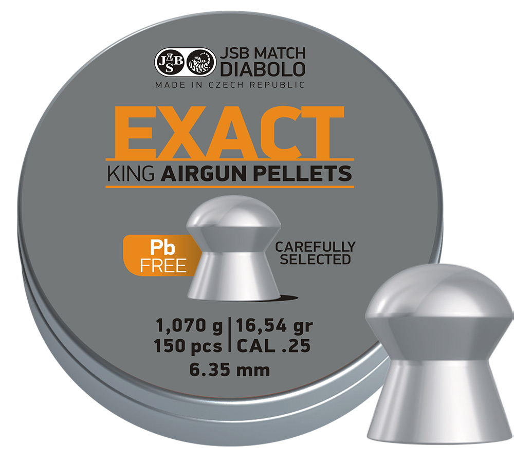 JSB Exact King Lead Free .25 (6.35mm)