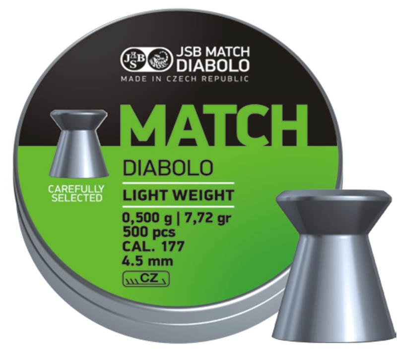 JSB Green Match Diabolo Light Weight .177 (4.52mm)