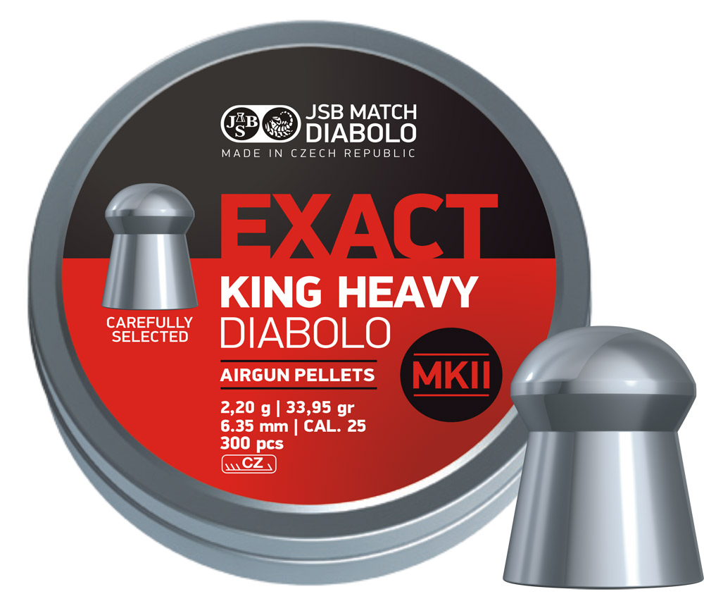 JSB Diabolo Exact King Heavy MKII .25 (6.35mm)